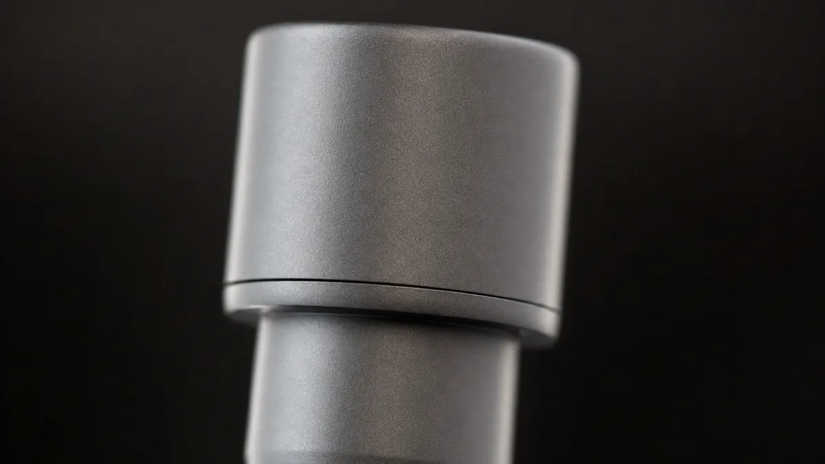 Macro detail of an item: clean factory workmanship – even stitching, tidy edges